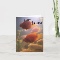 Aquarium Birthday Card