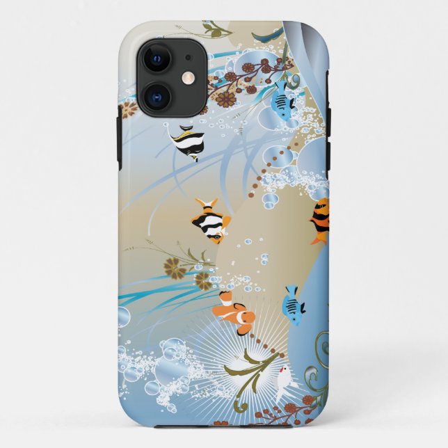 Aquarium Case-Mate iPhone Case (Back)