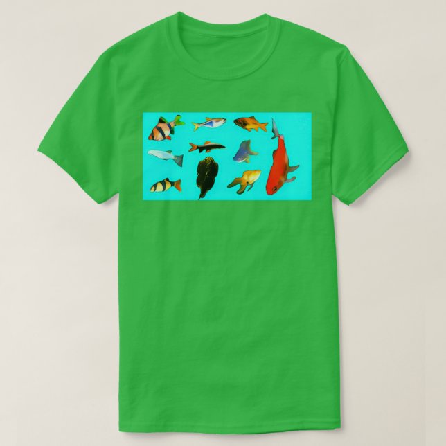 Aquarium Cypriniformes T-Shirt (Design Front)