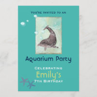 Aquarium Dolphon Themed Birthday Party