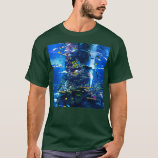 Aquarium Fish Coral Aquatic Animals Colourful Uniq T-Shirt