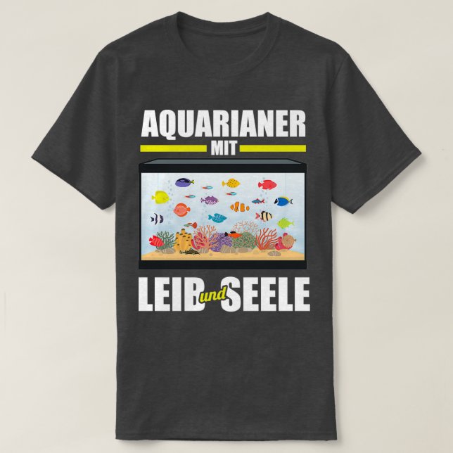 Aquarium Fish Farmer Aquarist Gift T-Shirt (Design Front)