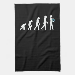 Aquarium Fishkeeper Evolution Tea Towel