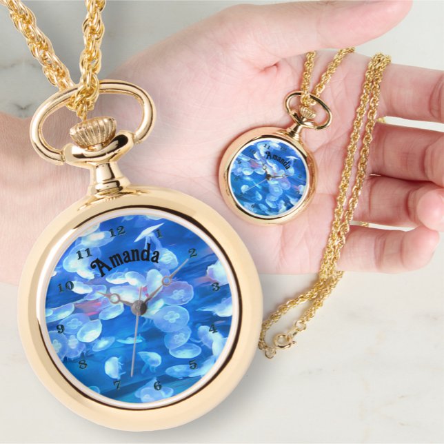 Aquarium Jellyfish 0925 Necklace Watch (Creator Uploaded)