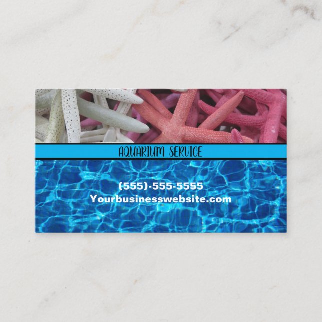 Aquarium Maintenance Business Card (Front)
