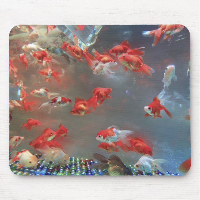 Aquarium Marble Fish Mouse Pad (Front)