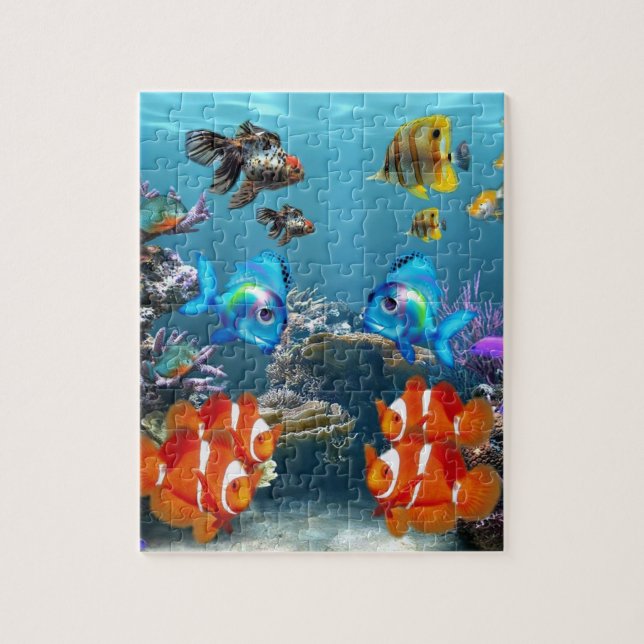 Aquarium Sealife Jigsaw Puzzle (Vertical)