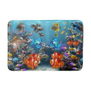 Aquarium Style Bath Mat