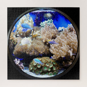 Aquarium tropical fish and coral jigsaw puzzle