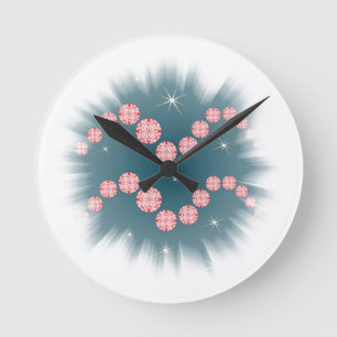 Aquarius 21 January to 18 February Round Clock