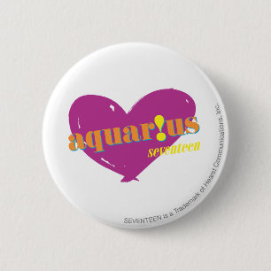 Aquarius 2 6 cm round badge
