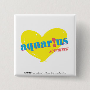 Aquarius 3 15 cm square badge