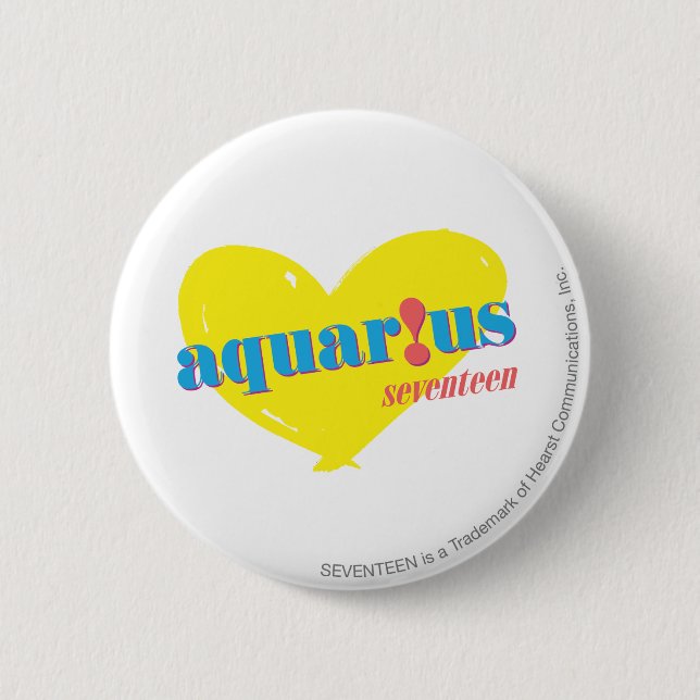 Aquarius 3 6 cm round badge (Front)