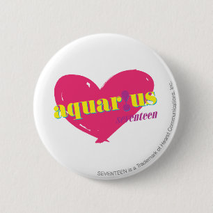 Aquarius 6 Cm Round Badge