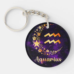 Aquarius Amulet - The Cosmic Keychain