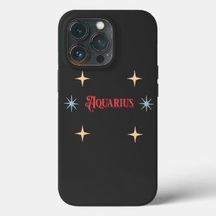 Aquarius Astrological Sign iPhone 13 Pro Case