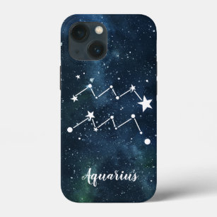 Aquarius   Astrological Zodiac Sign Constellation iPhone 13 Mini Case
