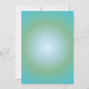 Aquarius Aura Gradient Zodiac, Blue Green Gradient Holiday Card