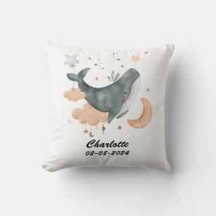 Aquarius Baby Customisable Zodiac Nursery Cushion