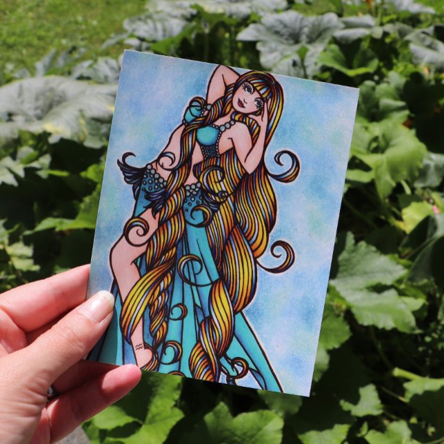 Aquarius Belly Dancer  Postcard (Creator Uploaded)