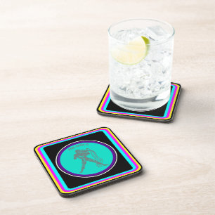 Aquarius Beverage Coaster