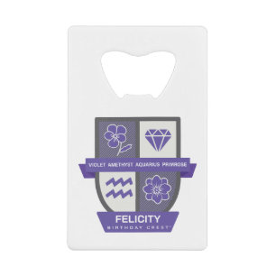 Aquarius Birthday Crest™ for February 1-18