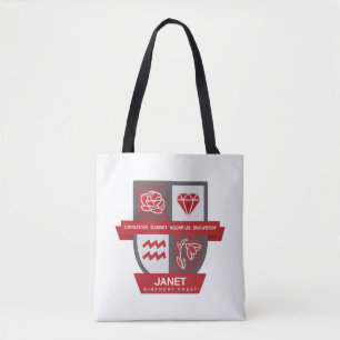 Aquarius Birthday Crest™ for January 20-31 Tote Bag