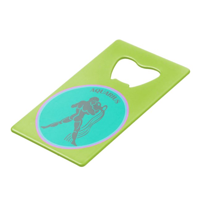 Aquarius Bottle Opener (Front Angled)
