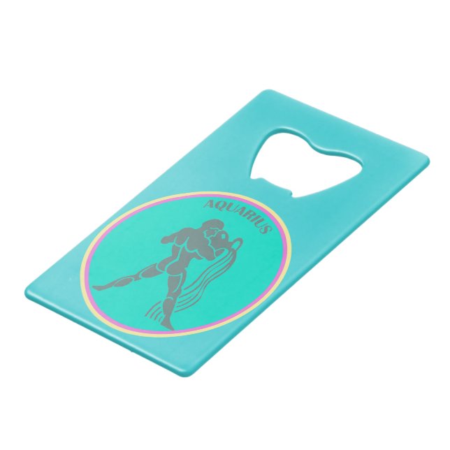 Aquarius Bottle Opener (Front Angled)