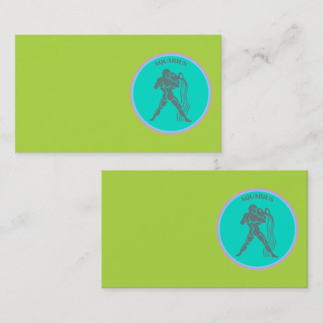 Aquarius Business Card (Front/Back)