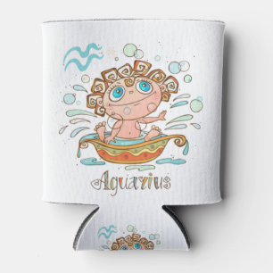 Aquarius Cartoon Baby Can Cooler