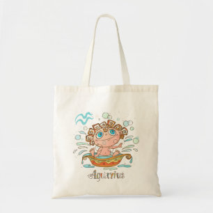 Aquarius Cartoon Baby Tote Bag