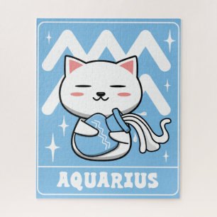 Aquarius Cat Jigsaw Puzzle