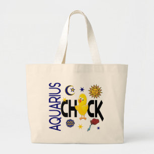Aquarius Chick 1 Large Tote Bag