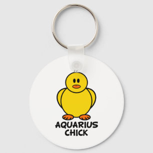 Aquarius Chick Key Ring