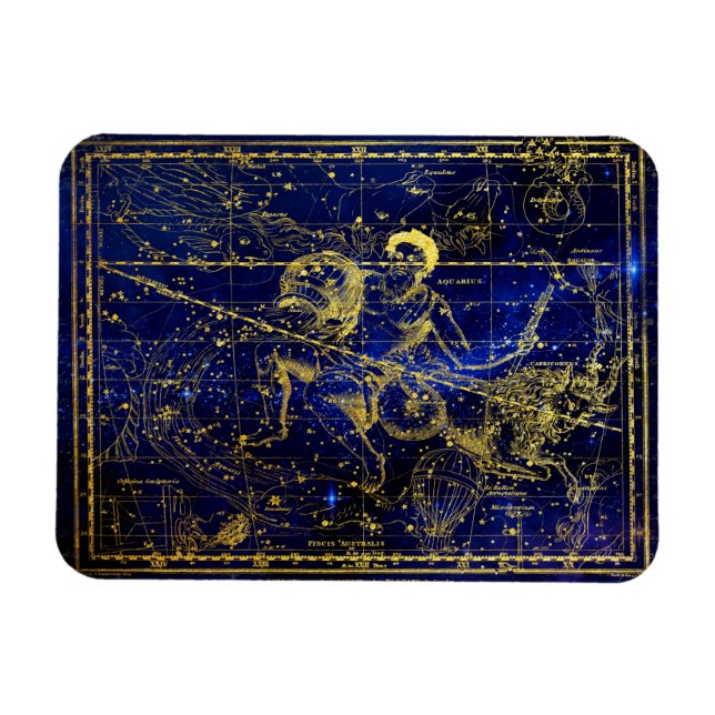 aquarius constellation magnet (Horizontal)