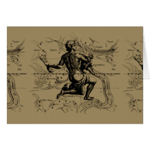 Aquarius Constellation Map by Hevelius