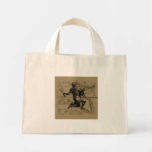 Aquarius Constellation Map by Hevelius Mini Tote Bag