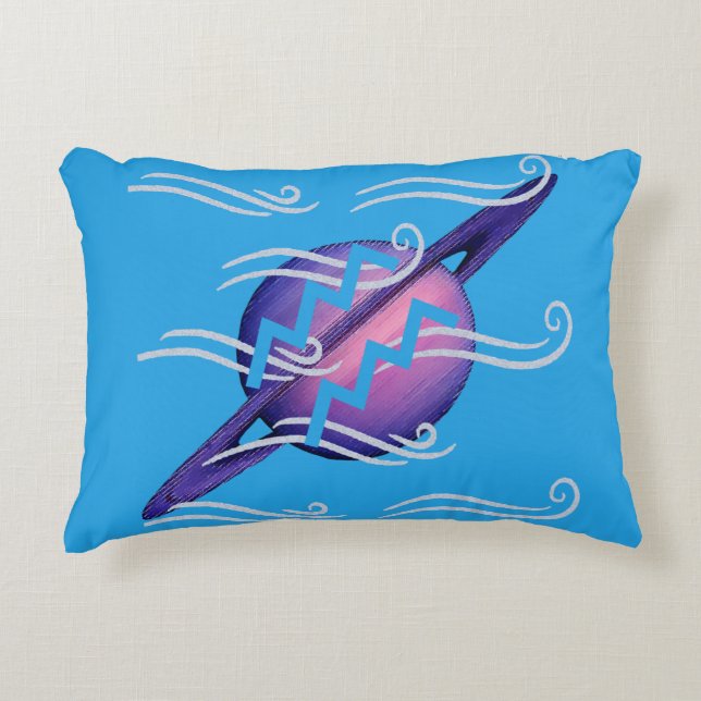 Aquarius Decorative Cushion (Front)
