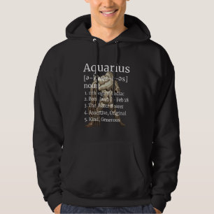Aquarius Definition Zodiac Sign Horoscope Astrolog Hoodie