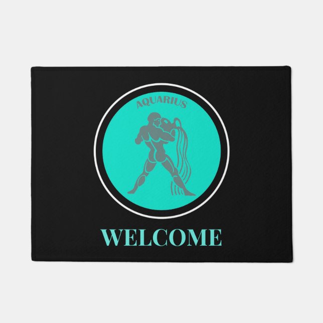 Aquarius Doormat (Front)