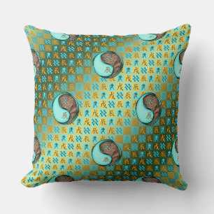 Aquarius & Earth Dragon Cushion