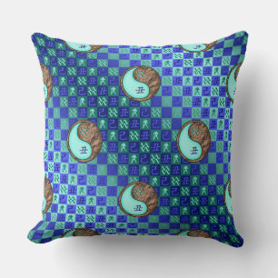 Aquarius & Earth Ox Cushion