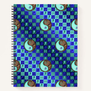 Aquarius & Earth Ox Notebook