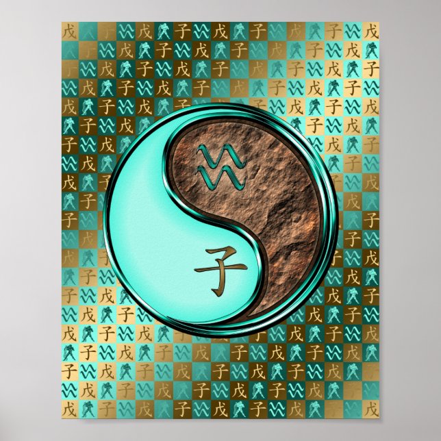 Aquarius & Earth Rat Poster (Front)