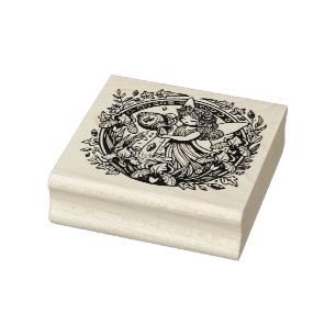 Aquarius Fairy                                     Rubber Stamp