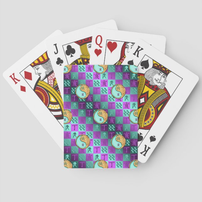 Aquarius & Fire Boar Playing Cards (Back)