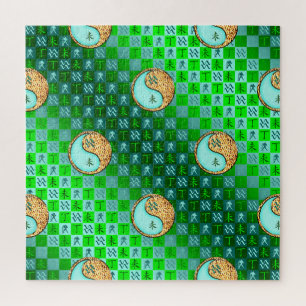Aquarius & Fire Goat Jigsaw Puzzle