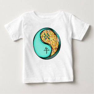 Aquarius & Fire Horse Baby T-Shirt