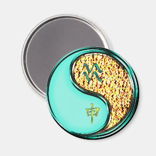 Aquarius & Fire Monkey Magnet